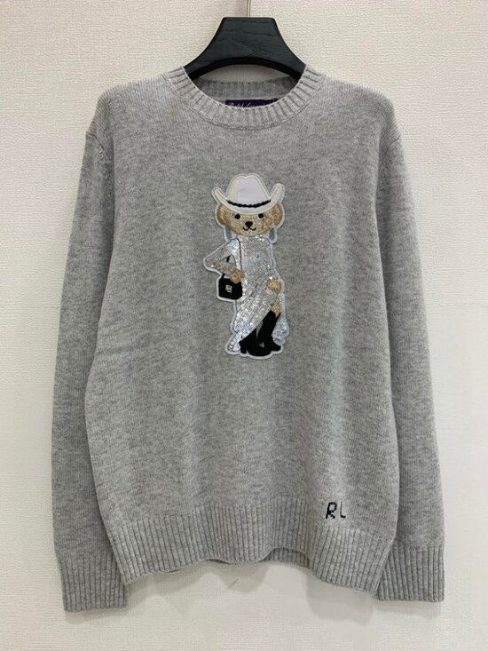 Polo Ralph Lauren Sweaters - Ralph Lauren Purple Label Polo Bear Sweater